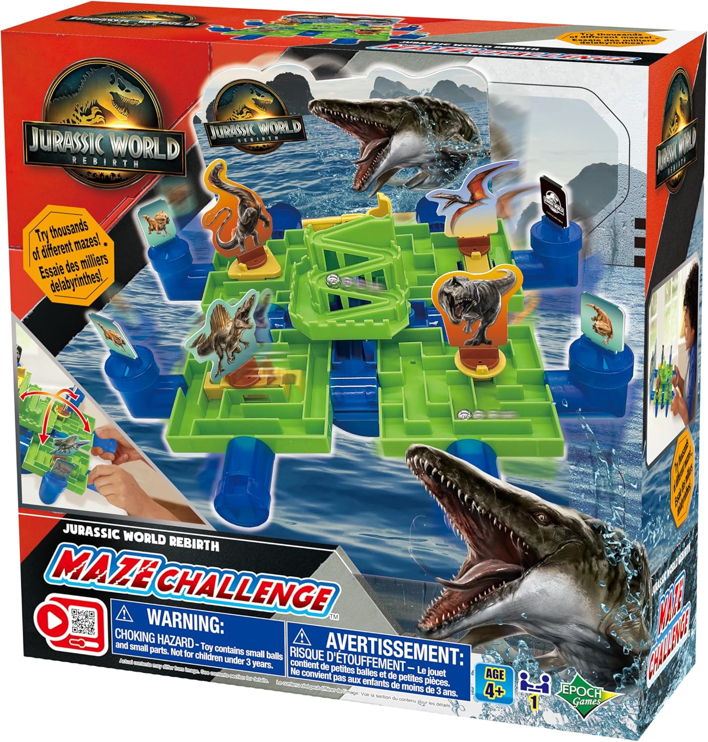 Jurassic World - "Rebirth" Maze Game