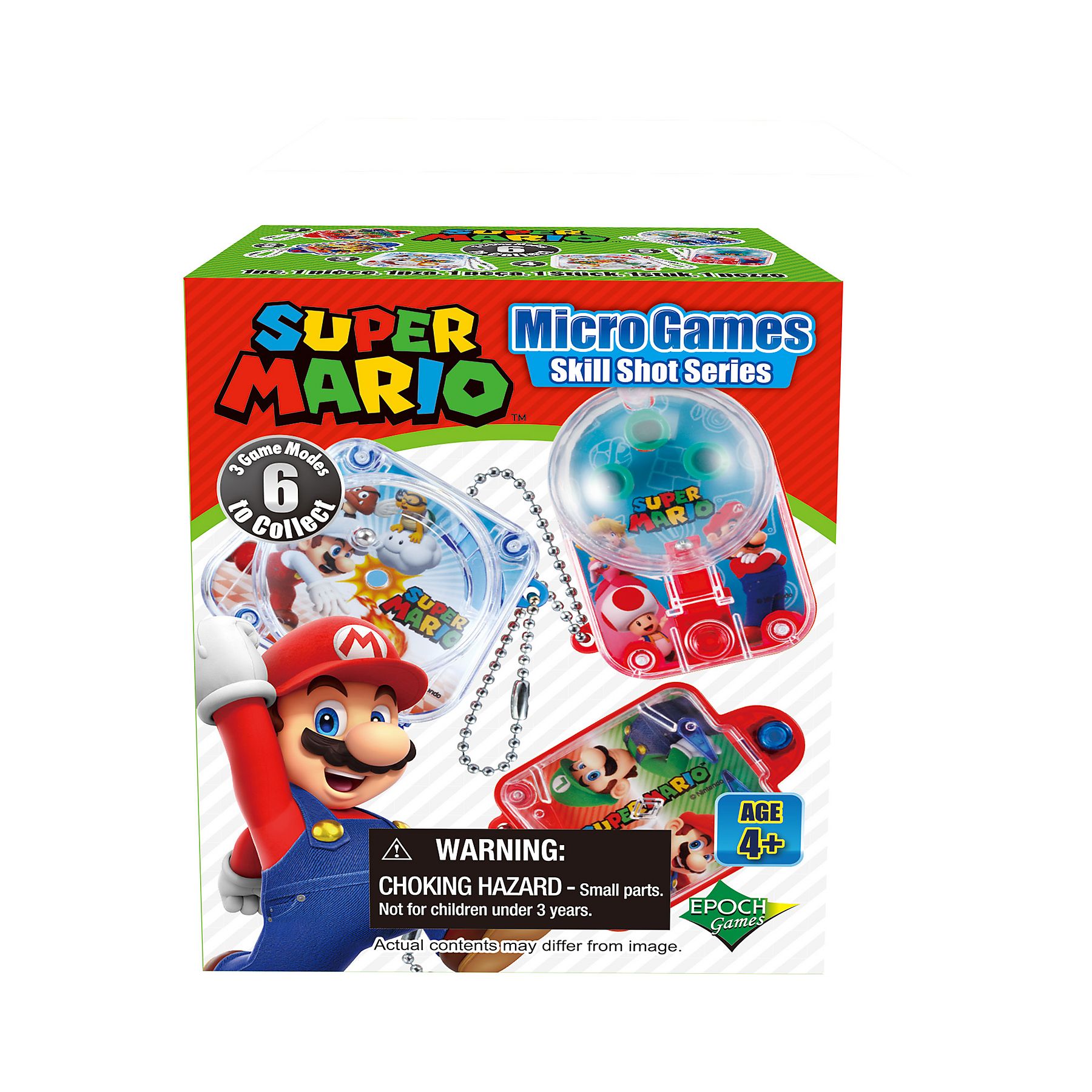 Super Mario BB Schlüsselanhänger Mini Spiel - Zufallsauswahl